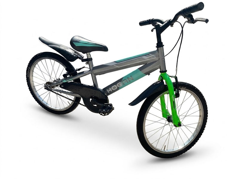 Load image into Gallery viewer, BICI BAMBINO HOGAN 1V TG S ACCIAIO GRIGIO-VERDE USATO-REVISIONATO