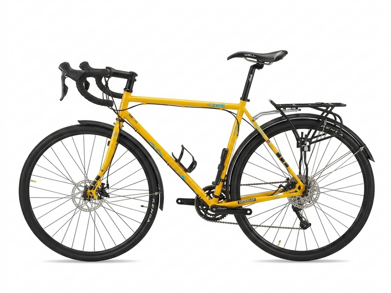 Load image into Gallery viewer, CINELLI HOBOOTLEG EASYTRAVEL 2X10 ACCIAIO GIALLO SENAPE TG 55