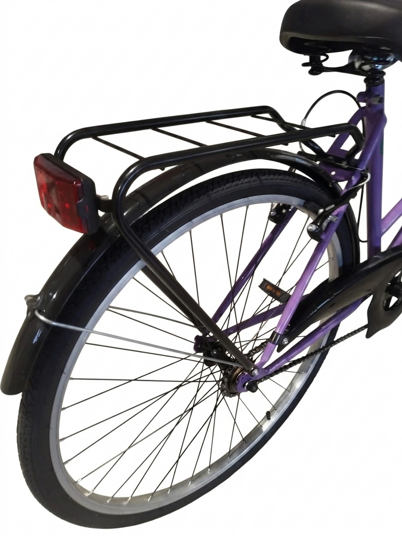 Carica immagine in Galleria Viewer, CASADEI CITY BIKE OLANDA DONNA 26" 1 VELOCITA' LILLA