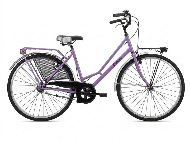 Carica immagine in Galleria Viewer, CASADEI CITY BIKE OLANDA DONNA 26" 1 VELOCITA' LILLA
