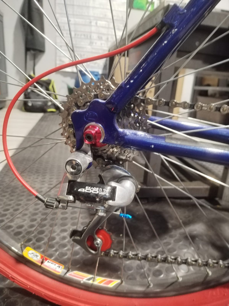 Carica immagine in Galleria Viewer, BICI MTB 26" RCB R7000 ALLUMINIO BLU/GIALLO TAGLIA S USATO-REVISIONATO