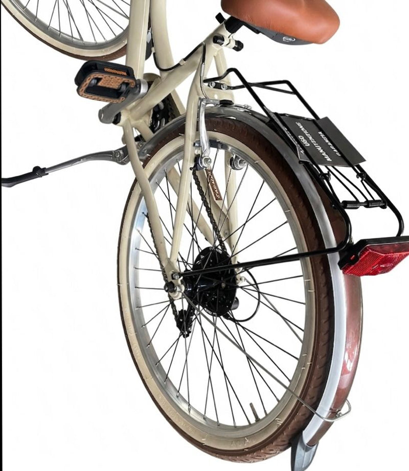 Carica immagine in Galleria Viewer, CASADEI DONNA CITY-CRUISE 24" PANNA-MARRONE 6 SPEED SHIMANO