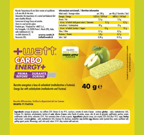 Carica immagine in Galleria Viewer, +WATT CARBO ENERGY+ barretta energetica