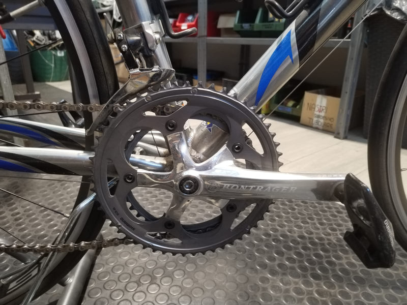 Carica immagine in Galleria Viewer, TREK SL 1000 BICI DA STRADA TG 56 CM GRIGIO-NERO-BLU USATO-REVISIONATO