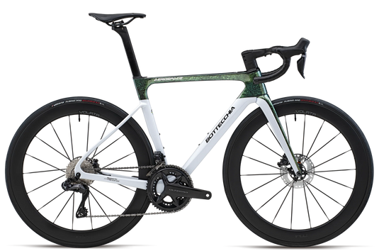 BOTTECCHIA AEROSPACE DI2 ULTEGRA 24 SPEED DISK WHITE-GREEN MARMOR 53
