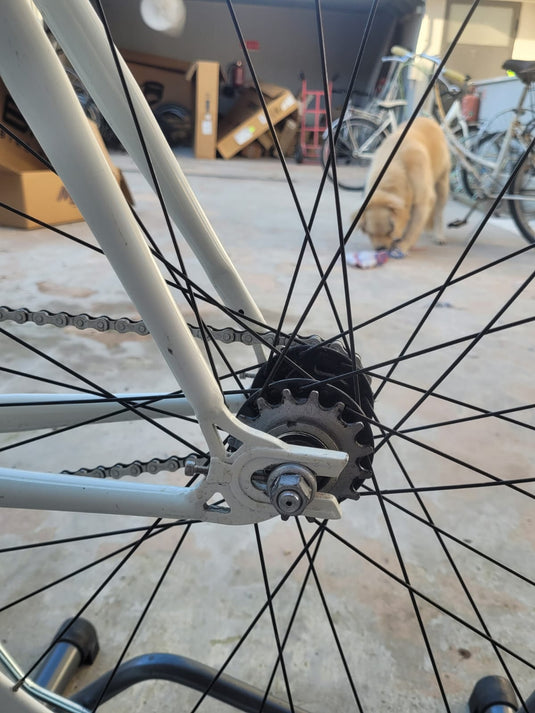 BONVELO FIXIE BIKE IN ALLUMINIO BIANCO TAGLIA 50 USATO IN CONTO-VENDITA