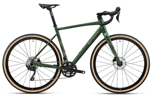 BOTTECCHIA 47U GRAVEL MONSTER SHIMANO SORA MIX 18 TAGLIA 44 C46 VERDE OPACO