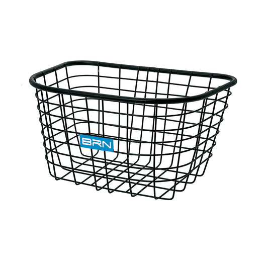 BRN CESTO ISLANDA ANTERIORE NERO IN ACCIAIO 39x29x20cm