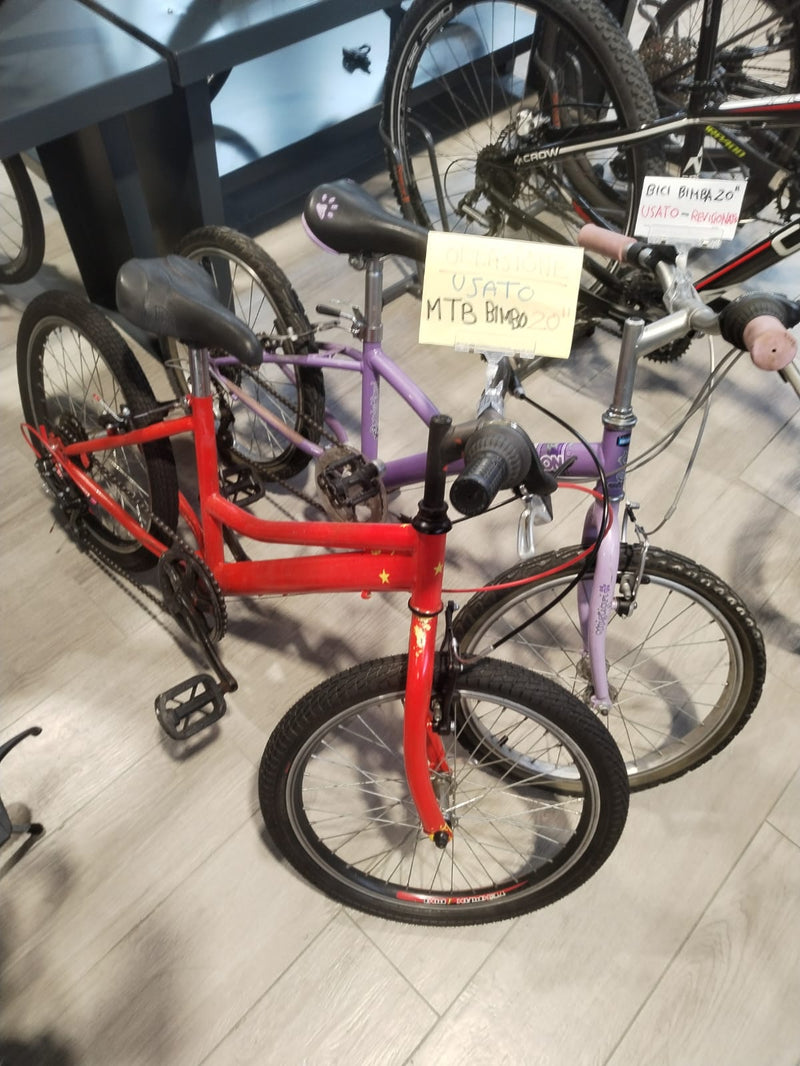 Carica immagine in Galleria Viewer, PROMO-PRENATALE COPPIA BICI BIMBO/A 20" USATO-REVISIONATO
