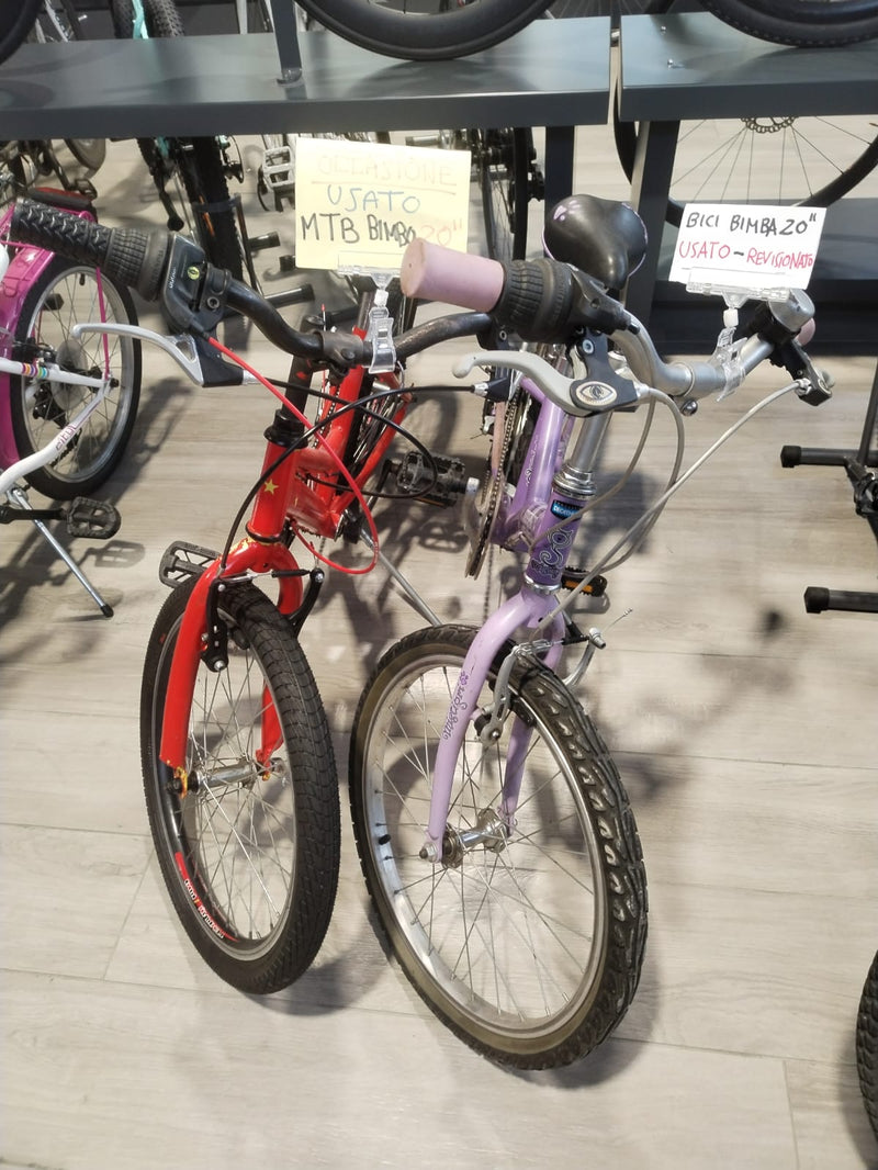 Carica immagine in Galleria Viewer, PROMO-PRENATALE COPPIA BICI BIMBO/A 20" USATO-REVISIONATO
