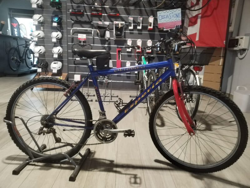 Carica immagine in Galleria Viewer, MTB 26" ESPERIA OKLAOMA 8300 BLU USATO-REVISIONATO
