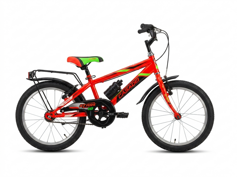 Load image into Gallery viewer, CASADEI STARK MTB 18" FORCELLA RIGIDA ARANCIO-NERO-VERDE TG 34
