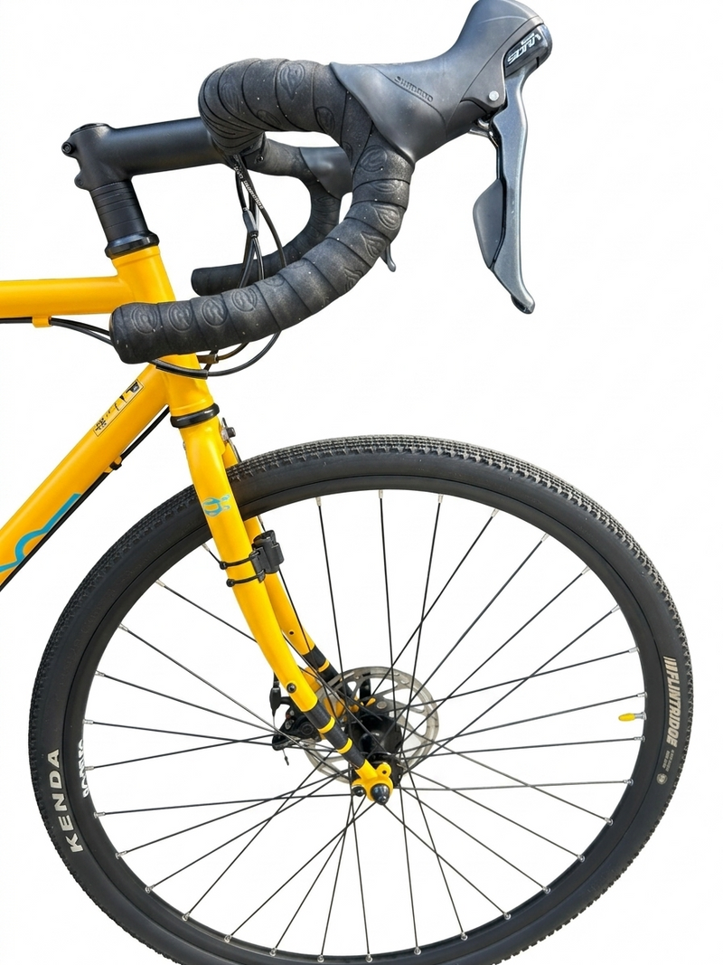 Load image into Gallery viewer, CINELLI HOBOOTLEG EASYTRAVEL 2X10 ACCIAIO GIALLO SENAPE TG 55
