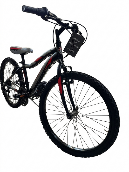 CASADEI VORTEX MTB BAMBINO 24"X1.95 NERO/ROSSO/ARGENTO