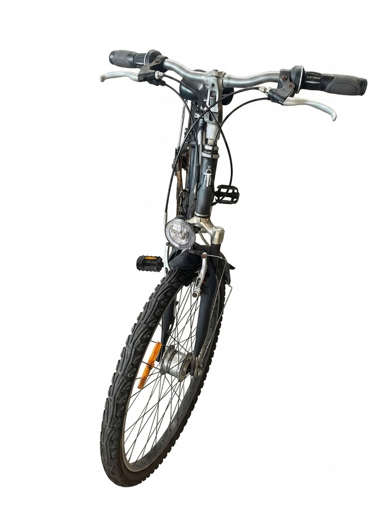 Load image into Gallery viewer, BICI TREKKING 26''X1.75 GRIGIO 3X7V USATO-REVISIONATO

