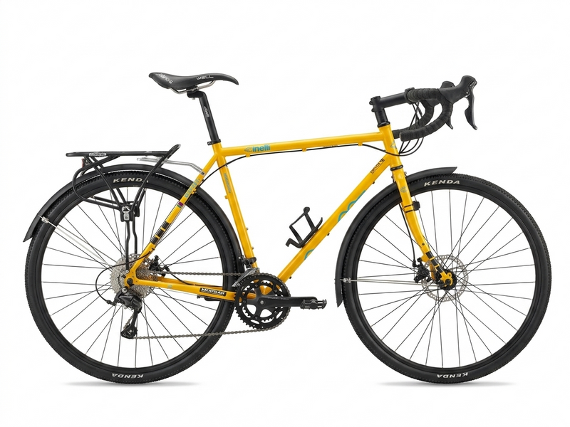 Load image into Gallery viewer, CINELLI HOBOOTLEG EASYTRAVEL 2X10 ACCIAIO GIALLO SENAPE TG 55
