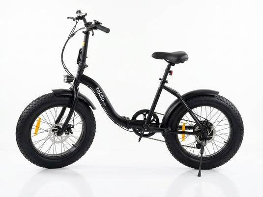 TEKLIO fat bike 20" nero/acciaio USATO km 0