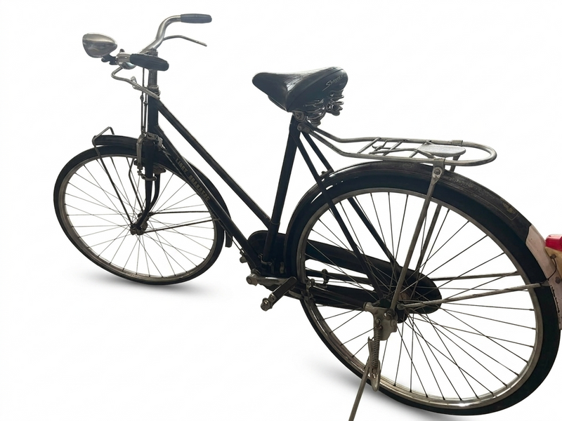 Carica immagine in Galleria Viewer, BICI DA CITTA' DONNA OLANDA 1V ACCIAIO NERO USATO-REVISIONATO
