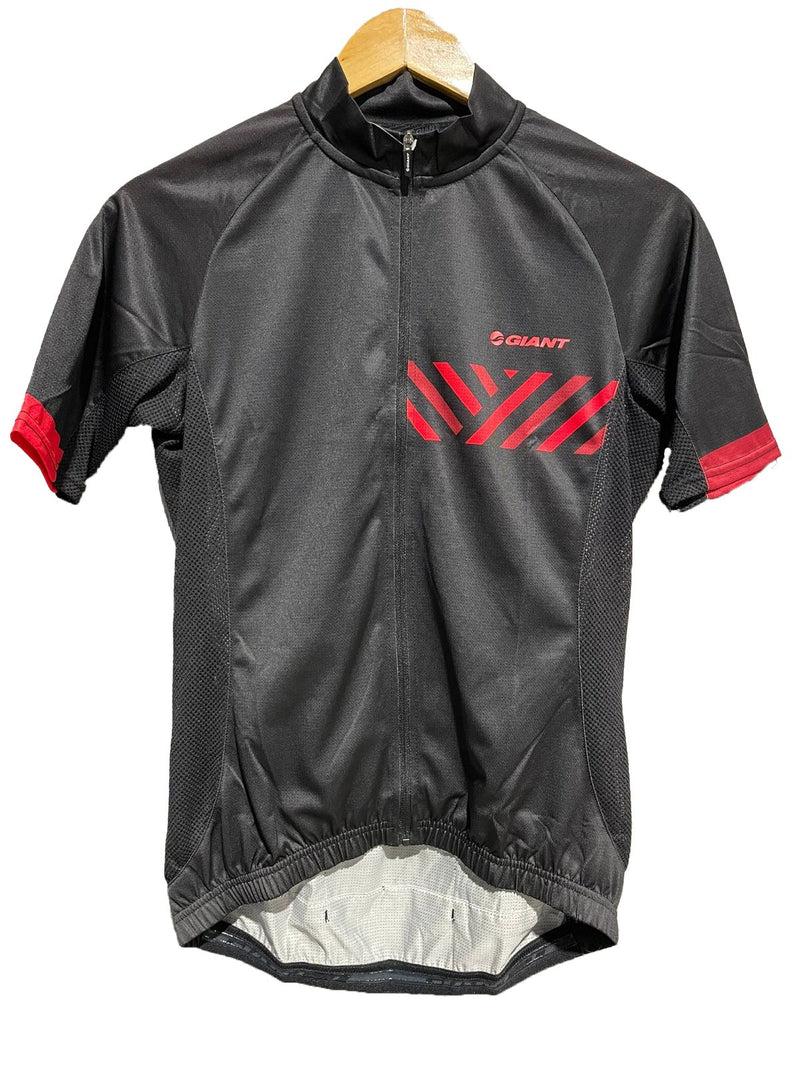 Carica immagine in Galleria Viewer, GIANT Maglia maniche corte Creeping SS nero/rosso
