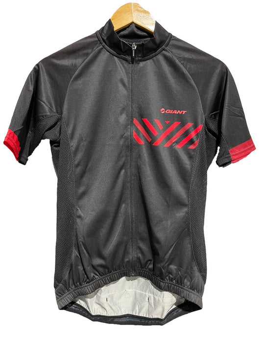 GIANT Maglia maniche corte Creeping SS nero/rosso