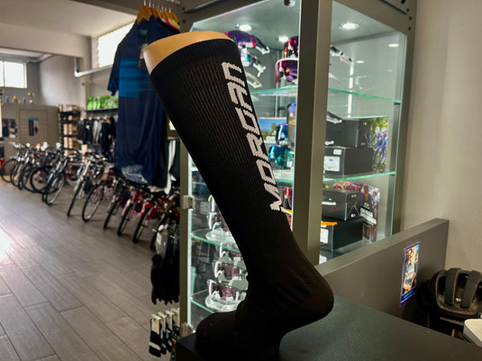 CALZINI MORGAN NERO CON LOGO