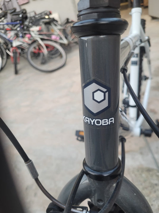 KAYOBA BREAKER MTB HARDTAIL ENTRY-LEVEL 26" IN ACCIAIO 21V TAGLIA M BIANCO-ARGENTO USATO-REVISIONATO IN CONTO-VENDITA