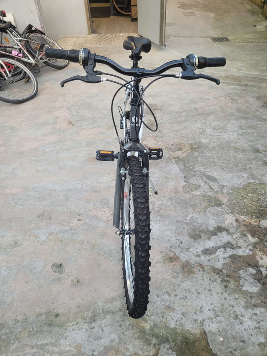 KAYOBA BREAKER MTB HARDTAIL ENTRY-LEVEL 26" IN ACCIAIO 21V TAGLIA M BIANCO-ARGENTO USATO-REVISIONATO IN CONTO-VENDITA