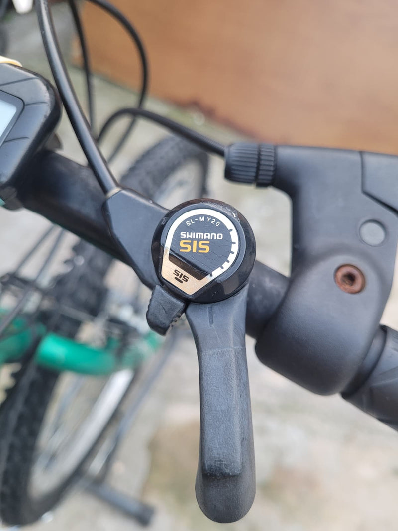 Carica immagine in Galleria Viewer, LEGNANO ROCK BLASTER MTB ENTRY-LEVEL VINTAGE ANNI 90 IN ACCIAIO 26" 21V TAGLIA M VERDE SMERALDO USATO-REVISIONATO IN CONTO-VENDITA
