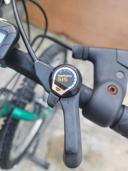 LEGNANO ROCK BLASTER MTB ENTRY-LEVEL VINTAGE ANNI 90 IN ACCIAIO 26" 21V TAGLIA M VERDE SMERALDO USATO-REVISIONATO IN CONTO-VENDITA