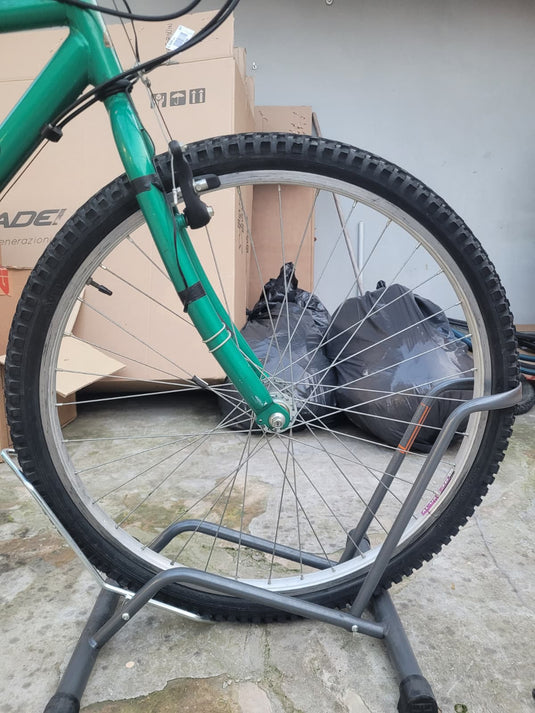 LEGNANO ROCK BLASTER MTB ENTRY-LEVEL VINTAGE ANNI 90 IN ACCIAIO 26" 21V TAGLIA M VERDE SMERALDO USATO-REVISIONATO IN CONTO-VENDITA