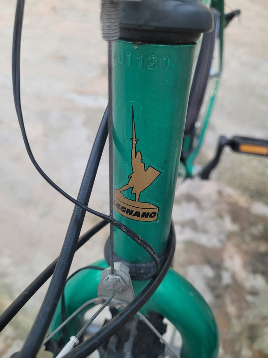 LEGNANO ROCK BLASTER MTB ENTRY-LEVEL VINTAGE ANNI 90 IN ACCIAIO 26" 21V TAGLIA M VERDE SMERALDO USATO-REVISIONATO IN CONTO-VENDITA