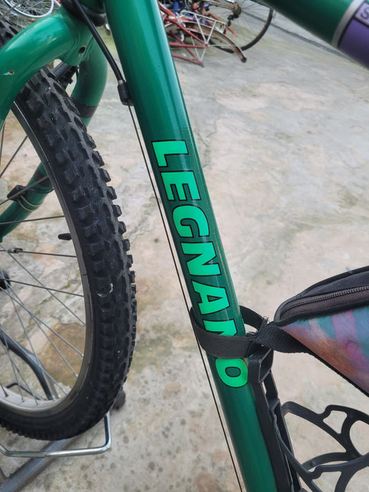 LEGNANO ROCK BLASTER MTB ENTRY-LEVEL VINTAGE ANNI 90 IN ACCIAIO 26" 21V TAGLIA M VERDE SMERALDO USATO-REVISIONATO IN CONTO-VENDITA