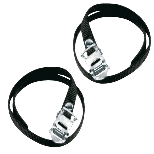 MVTEK CINTURINI PER PEDALI NERI  (COPPIA)