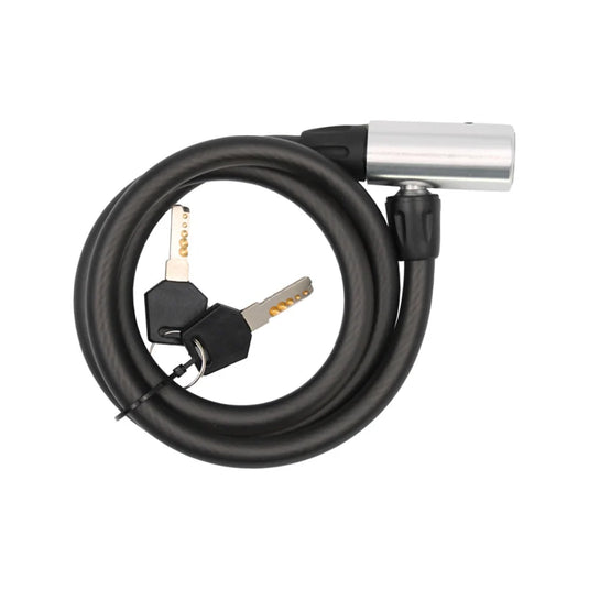 MVTEK  LUCCHETTO A SPIRALE A CHIAVE  L.1500MM NERO