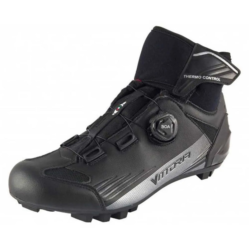 Carica immagine in Galleria Viewer, VITTORIA POLAR SCARPE MTB NERO BOA
