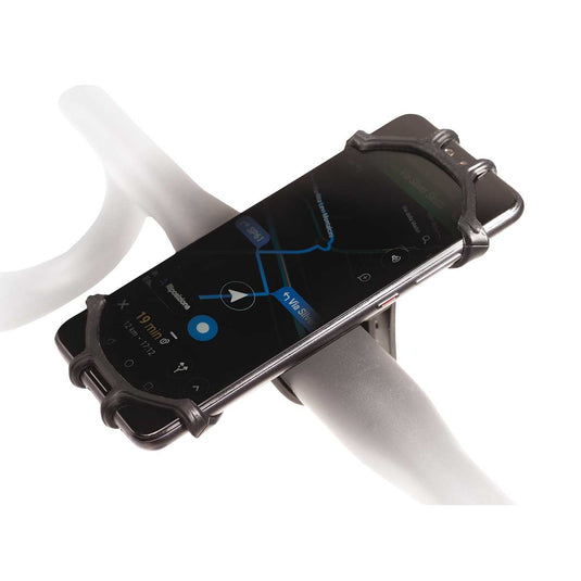 BRN PORTA-SMARTPHONE AL MANUBRIO 360° NERO