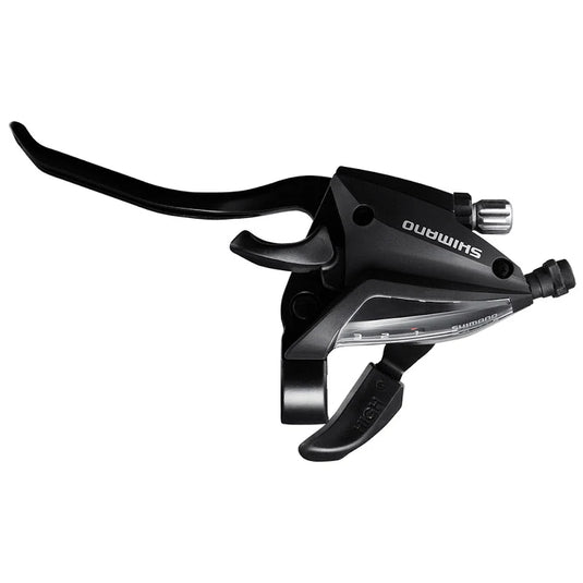 SHIMANO COMANDO/LEVA SINISTRO 3V CAMBIO DOPPIO ST-EF500 4 DITA NERO