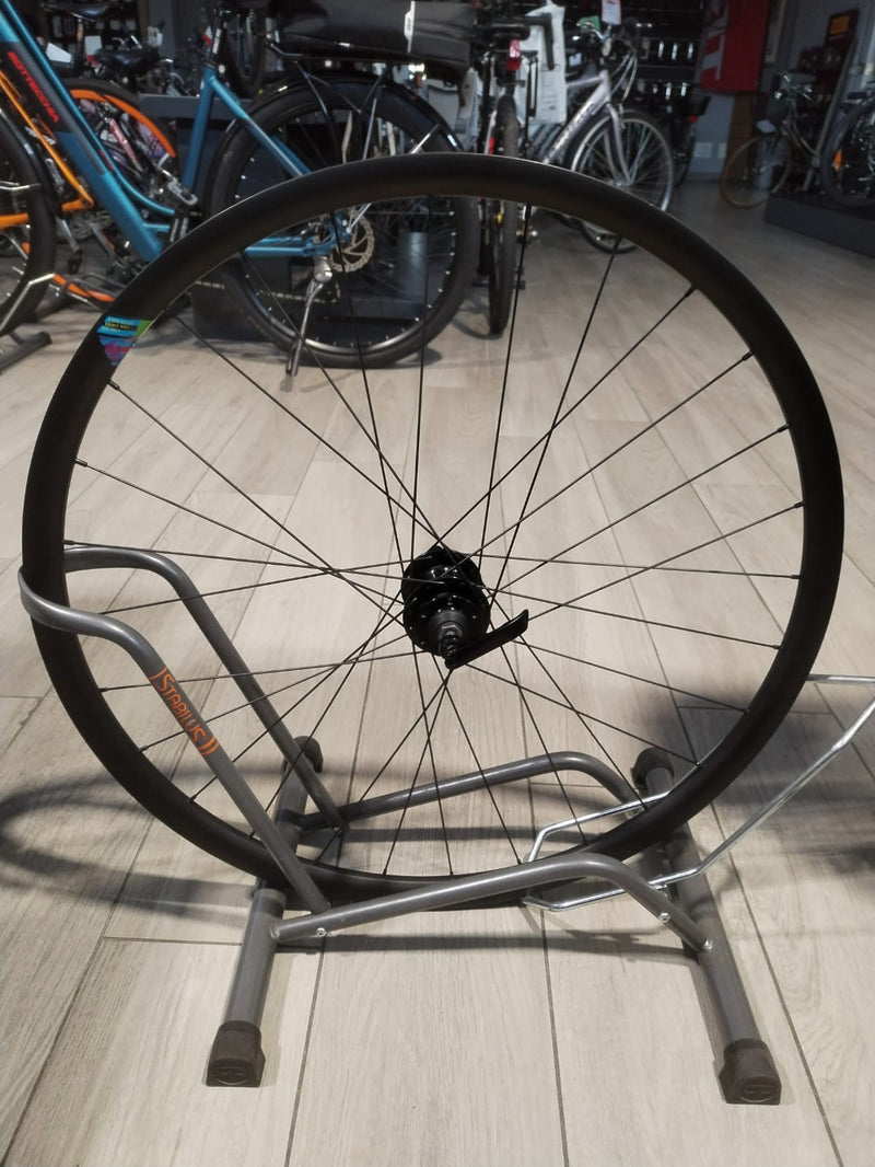 Carica immagine in Galleria Viewer, COPPIA RUOTE SHINING DB-T260 ALLUMINIO 28" ,DISK 6 FORI, SHIMANO HG, QUICK RELEASE
