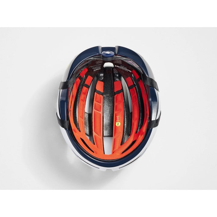 Carica immagine in Galleria Viewer, Casco Strada Trek Velocis MIPS - Crystal White/Nautical Navy
