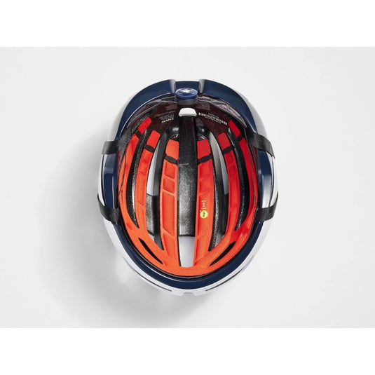 Casco Strada Trek Velocis MIPS - Crystal White/Nautical Navy