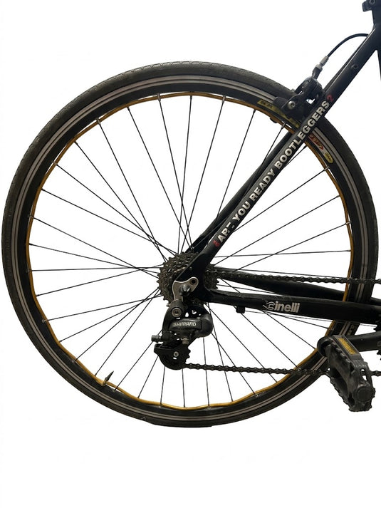 CINELLI BOOTLEG SPORT-TREKKING UOMO ALLUMINIO 1X6V TG S/M NERO OPACO USATO IN CONTO-VENDITA