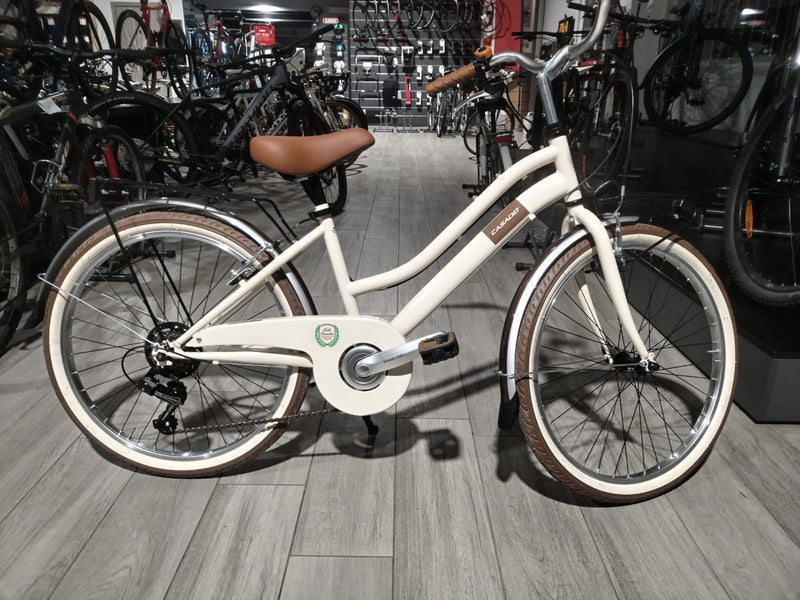 Carica immagine in Galleria Viewer, CASADEI DONNA CITY-CRUISE 24" PANNA-MARRONE 6 SPEED SHIMANO
