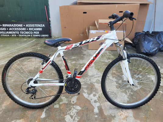 SPORTIVA SPR MTB ATTITUDE TAGLIA 44 BIANCA, NERA E ROSSA USATO-REVISIONATO IN CONTO-VENDITA