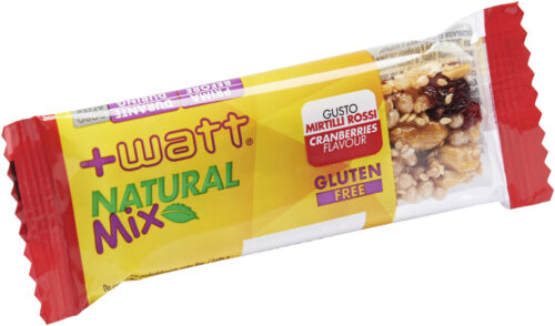 Load image into Gallery viewer, +WATT NATURAL MIX Dried fruit energy bar, box of 24 pieces 
