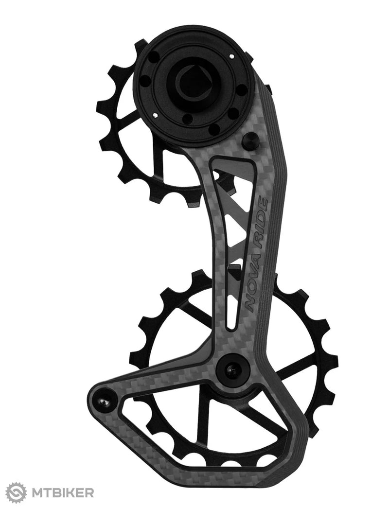 Carica immagine in Galleria Viewer, NOVA RIDE KIT BILANCERE CARBON CERAMIC PER RIVAL/FORCE/RED AXS 12V NERO
