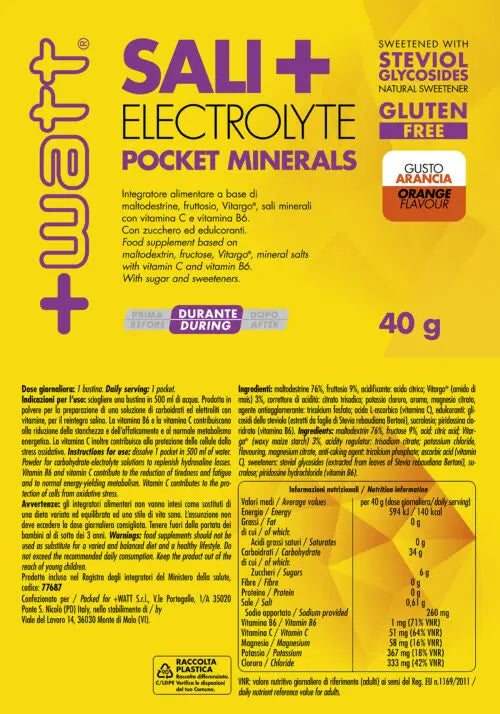 Carica immagine in Galleria Viewer, +WATT SALI+ ELECTROLYTE POCKET MINERALS box 30 bustine
